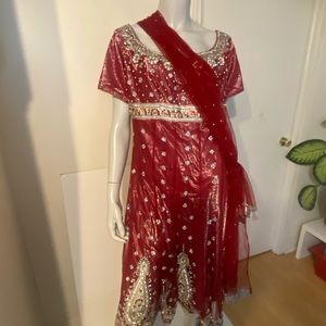 Adorable panjabi  almost new brand new 3 pcs. Shalwar and shall